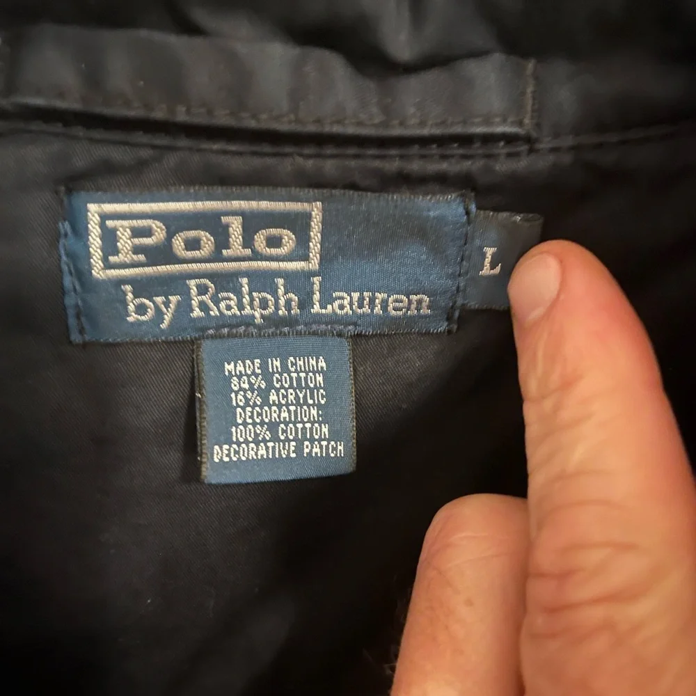Polo Ralph Lauren‎ Full Zip Jacket – Navy/Black – Size L